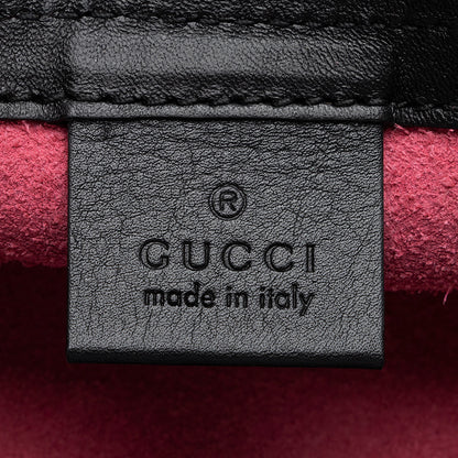 Gucci Leather Logo Drawstring Backpack (SHF-13243)