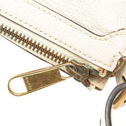 Gucci Leather Logo Half Moon Crossbody