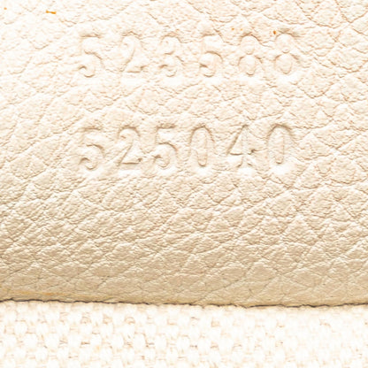 Gucci Leather Logo Half Moon Crossbody