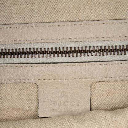 Gucci Leather Logo Half Moon Crossbody