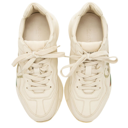 Gucci Leather Logo Rhyton Sneakers - Size 6.5 / 36.5