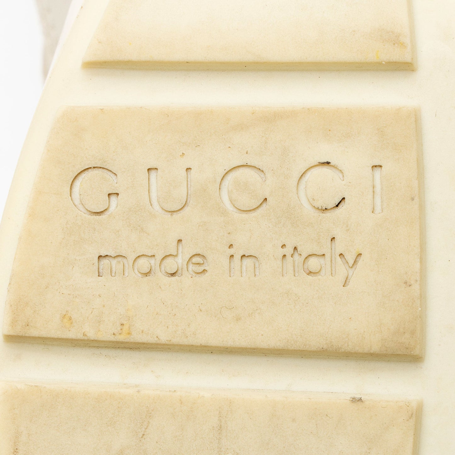 Gucci Leather Logo Rhyton Sneakers - Size 6.5 / 36.5