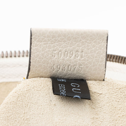 Gucci Leather Logo Zip Pouch (SHF-voC0bh)