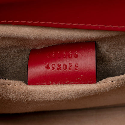 Gucci Leather Sylvie Mini Chain Bag (SHF-22529)
