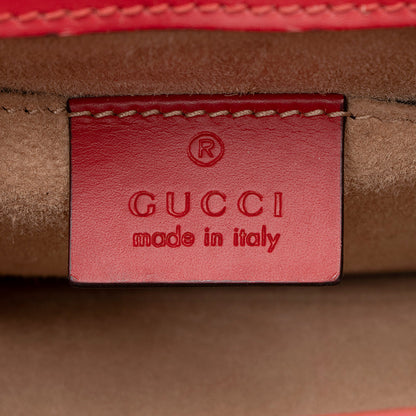 Gucci Leather Sylvie Mini Chain Bag (SHF-22529)