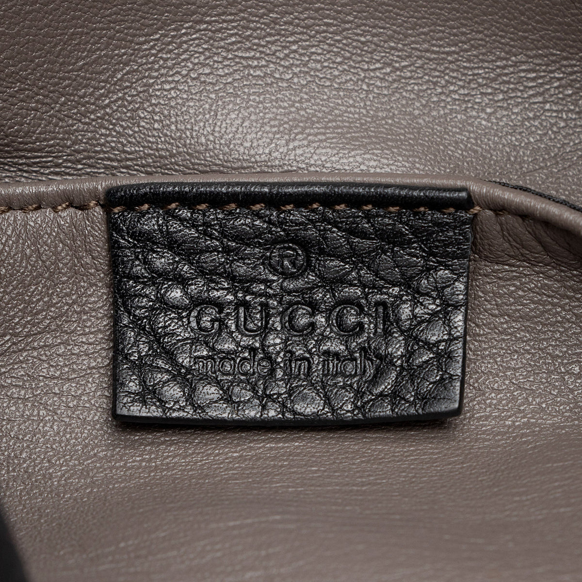 Gucci Leather Miss Bamboo Bucket Bag