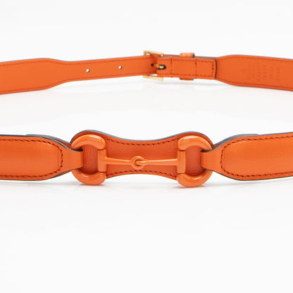 Gucci Leather Monochrome Horsebit Belt - Size 36 / 90