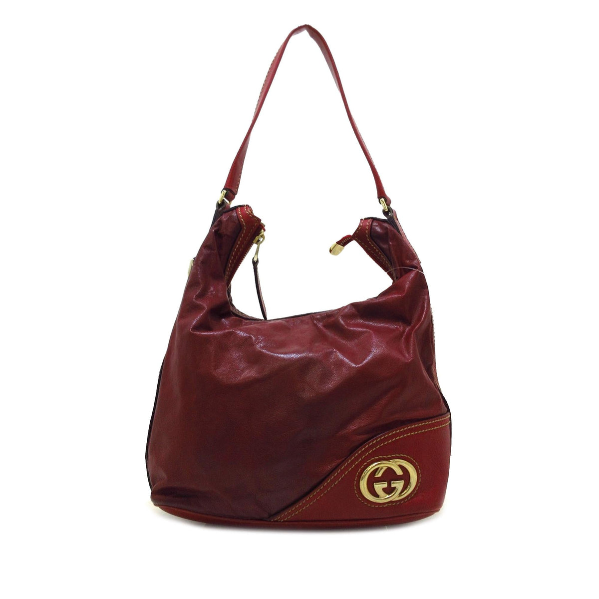 Gucci Leather New Britt Shoulder Bag (SHG-UHSdA6)