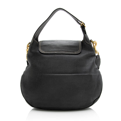 Gucci Leather New Pelham Large Shoulder Bag (SHF-21841)