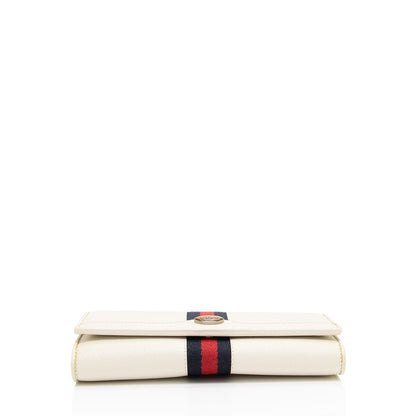 Gucci Leather Ophidia Chain Wallet (SHF-UFkJvu)