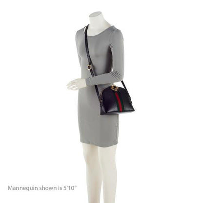 Gucci Leather Ophidia Dome Small Shoulder Bag (SHF-22912)