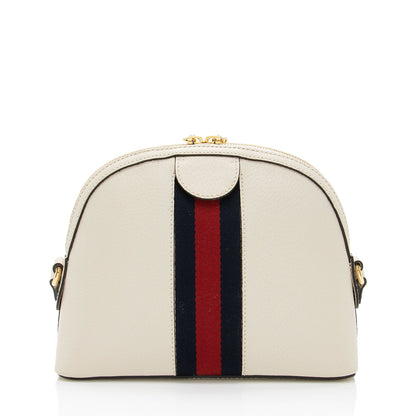 Gucci Leather Ophidia Dome Small Shoulder Bag