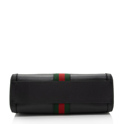 Gucci Leather Ophidia Medium Boston Bag (SHF-f7ZMqU)
