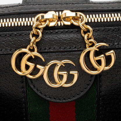 Gucci Leather Ophidia Medium Boston Bag (SHF-f7ZMqU)