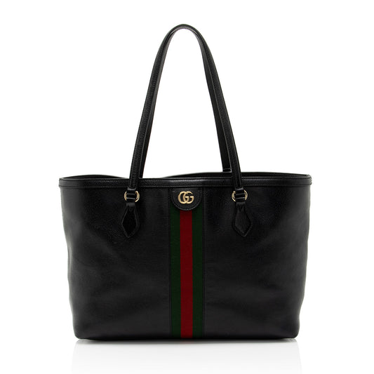 Gucci Leather Ophidia Medium Tote (SHF-Va9F9R)