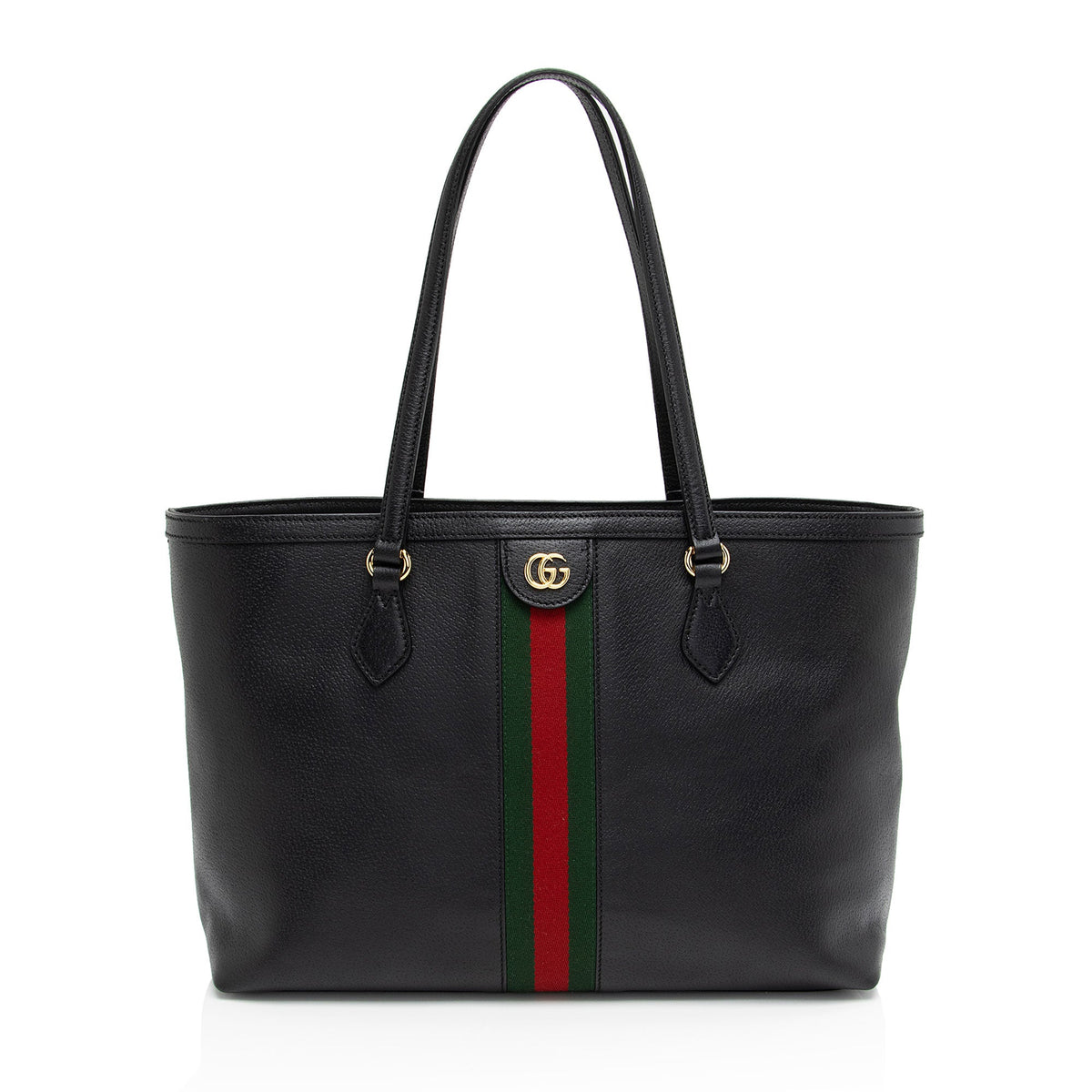 Gucci Leather Ophidia Medium Tote (SHF-Rkl1Mv)