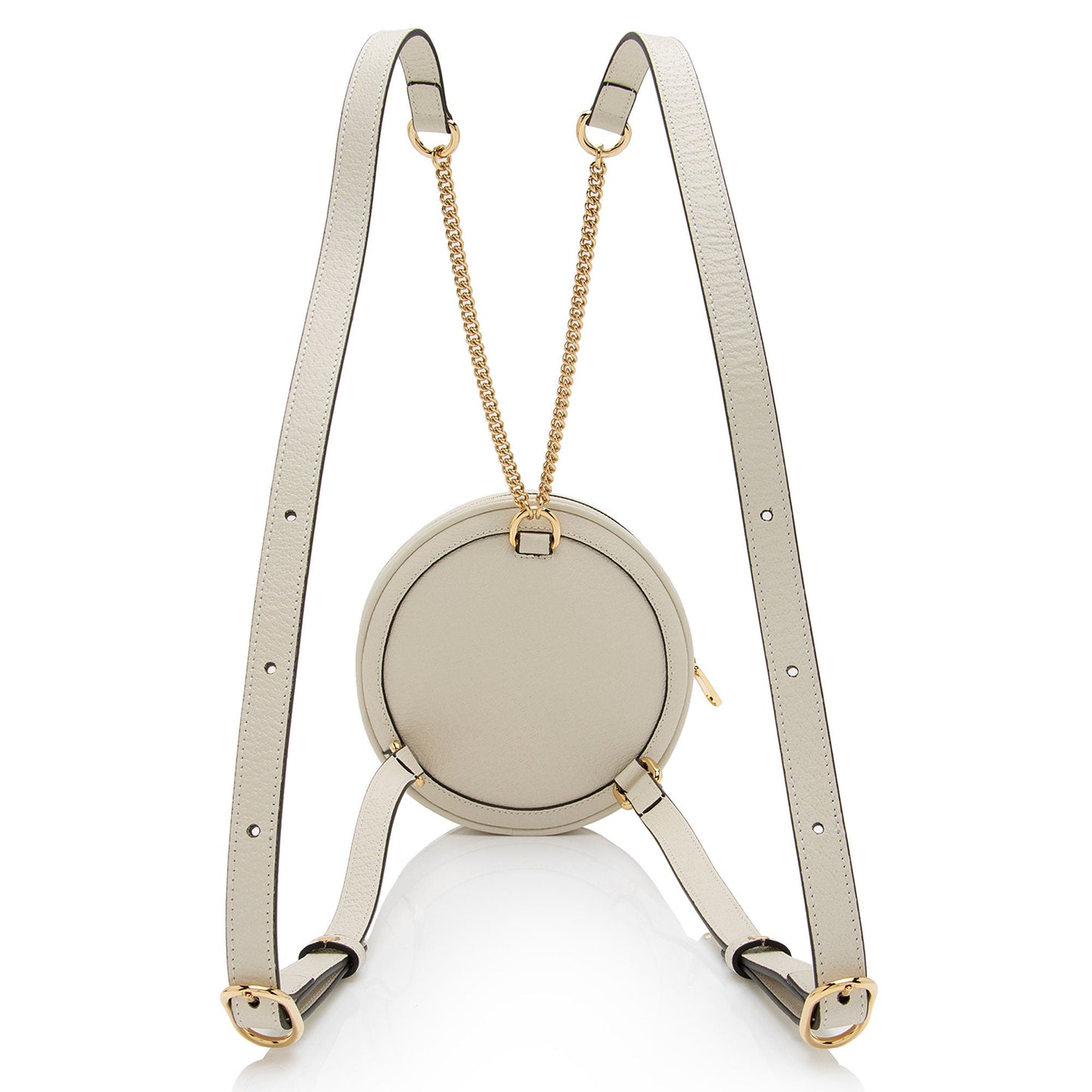 Gucci Leather Ophidia Round Mini Backpack (SHF-236SPs)