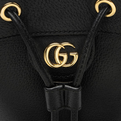 Gucci Leather Ophidia Small Bucket Bag (SHF-xMZSzx)