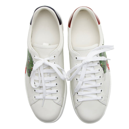 Gucci Leather Panther Ace Sneakers - Men's Size 7.5 / 37.5 (SHF-23326)
