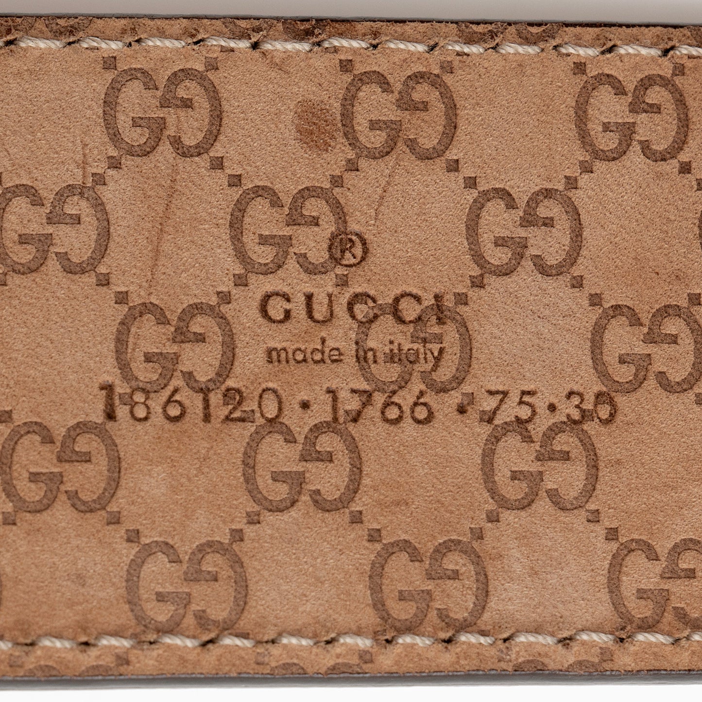 Gucci Leather Queen Belt - Size 30 / 75 (SHF-qLYPhJ)