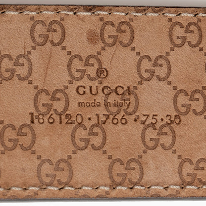 Gucci Leather Queen Belt - Size 30 / 75 (SHF-qLYPhJ)