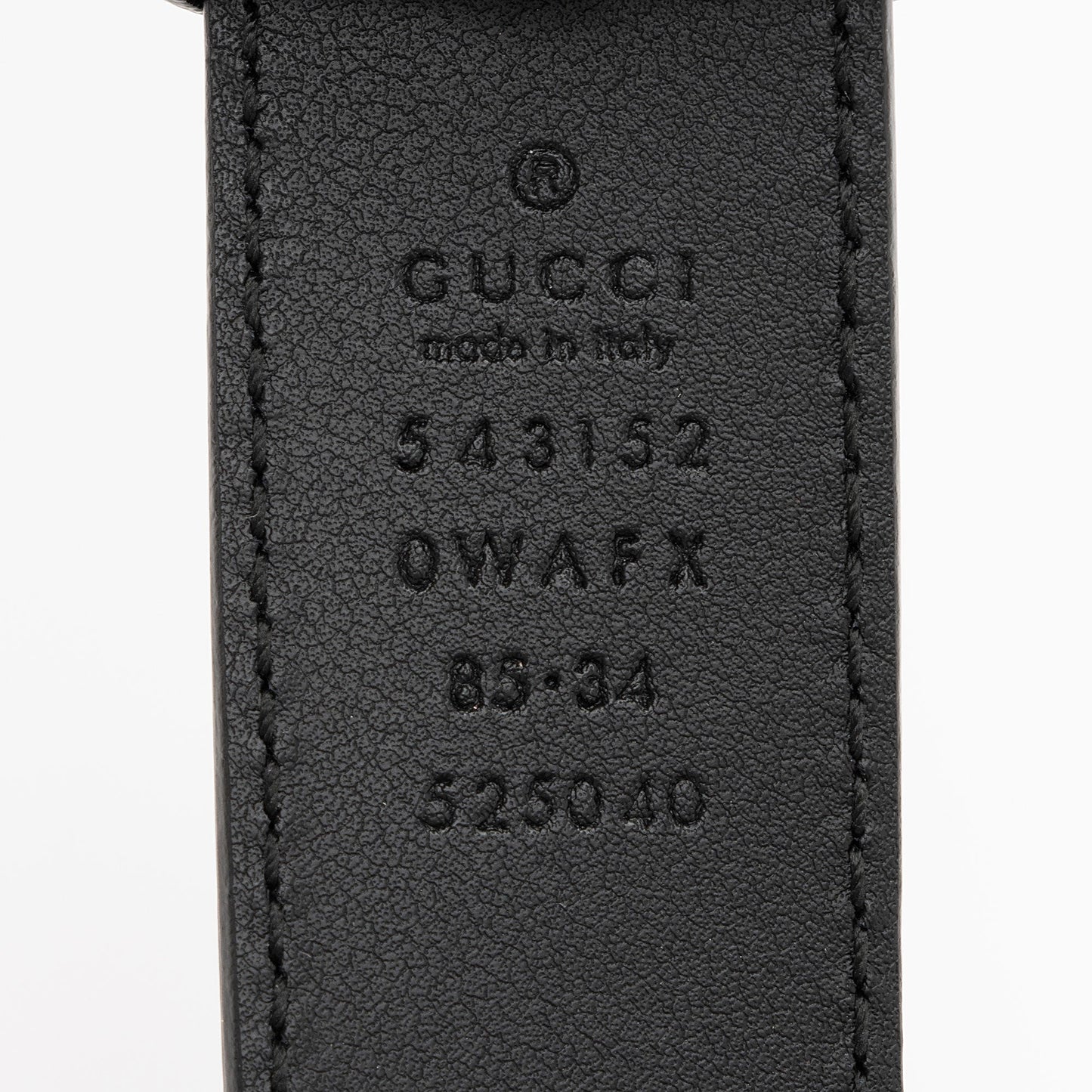 Gucci Leather Rajah Belt - Size 34 / 85 (SHF-llrK13)