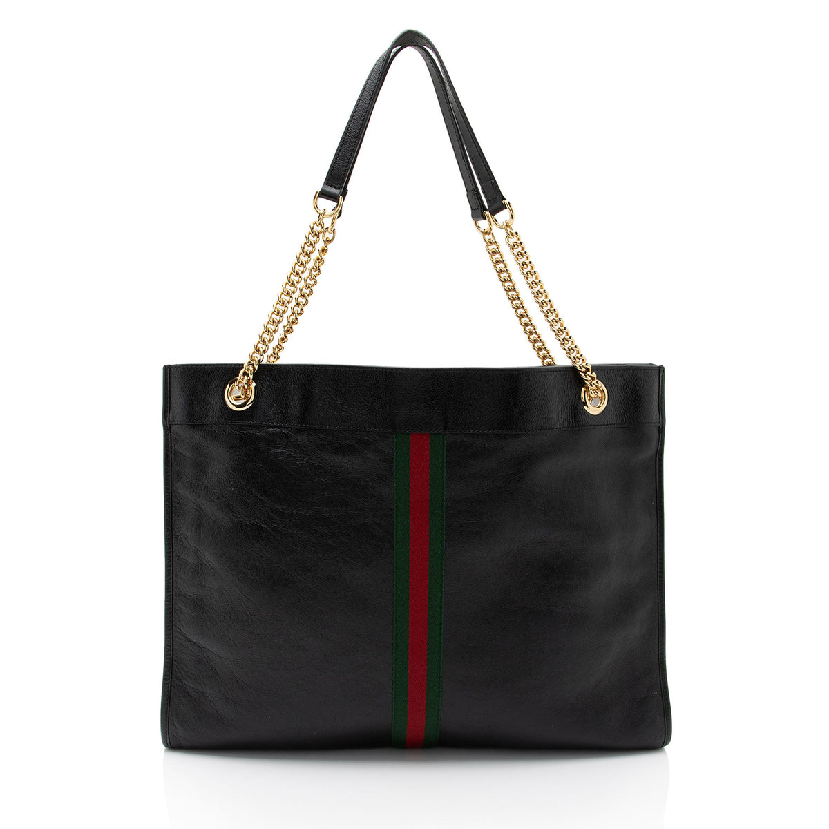 Gucci Leather Rajah Large Tote (SHF-Vvlw5M)
