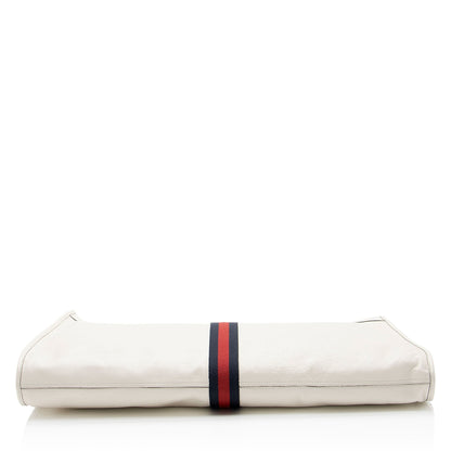 Gucci Leather Rajah Maxi Tote (SHF-rKkXgP)