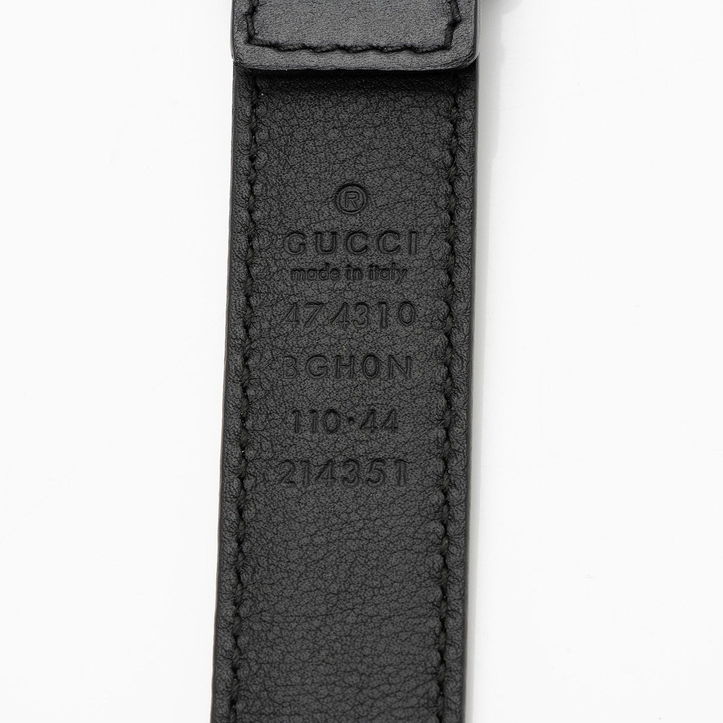 Gucci Leather Selleria Belt - Size 44 / 110 (SHF-olqXzC)