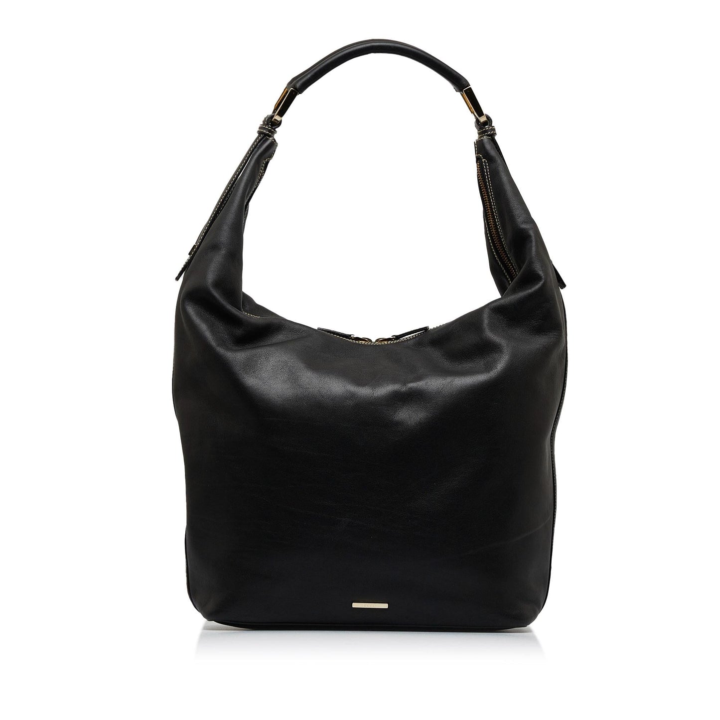 Gucci Leather Shoulder Bag (SHG-BBTMv6)