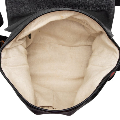 Gucci Leather Signature Web Messenger (SHF-6F03zC)