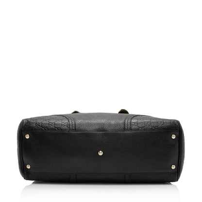 Gucci Leather Signoria Medium Tote (SHF-i1L2KK)