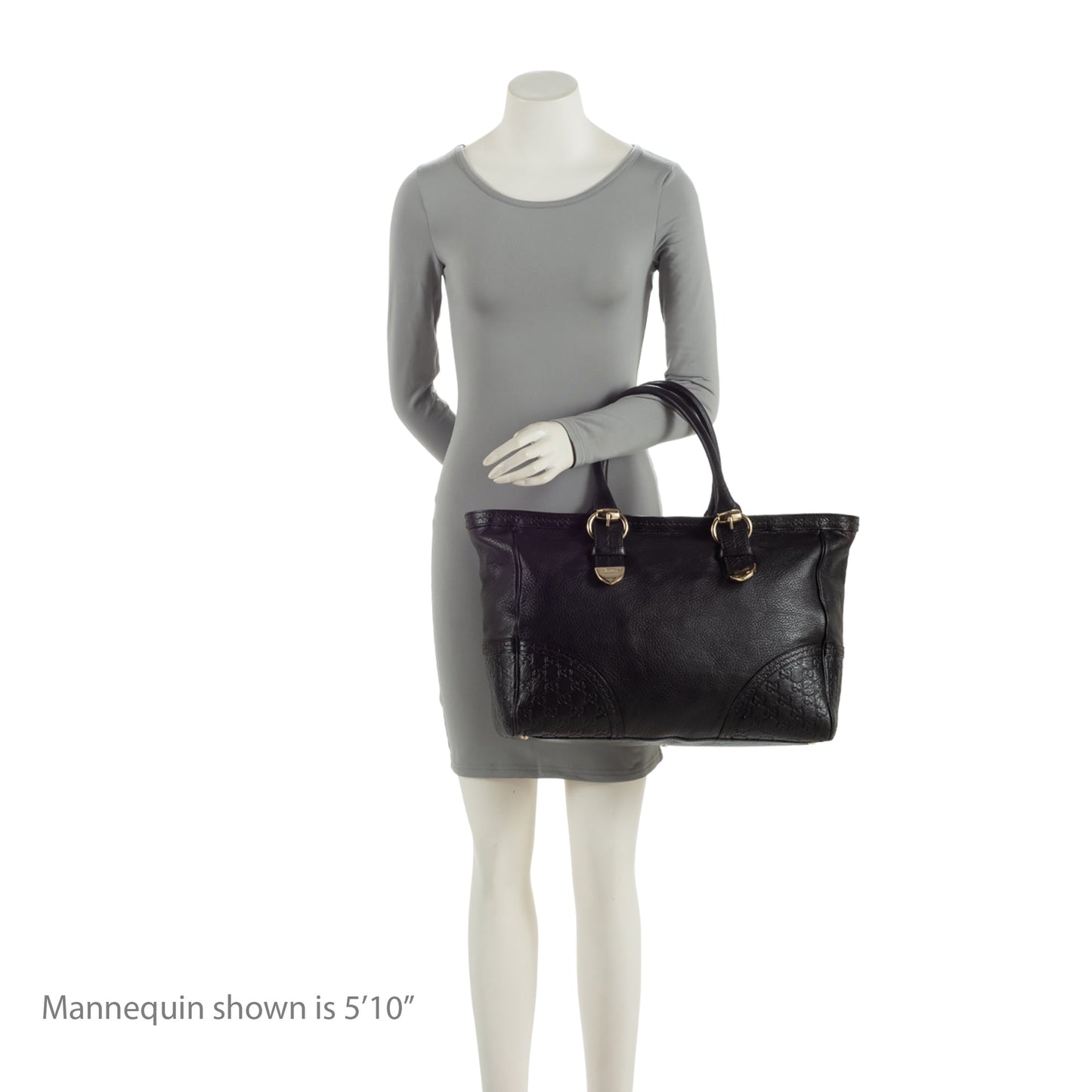 Gucci Leather Signoria Medium Tote (SHF-i1L2KK)