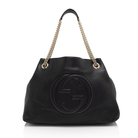 Gucci Leather Soho Medium Shoulder Bag (SHF-52sRr2)