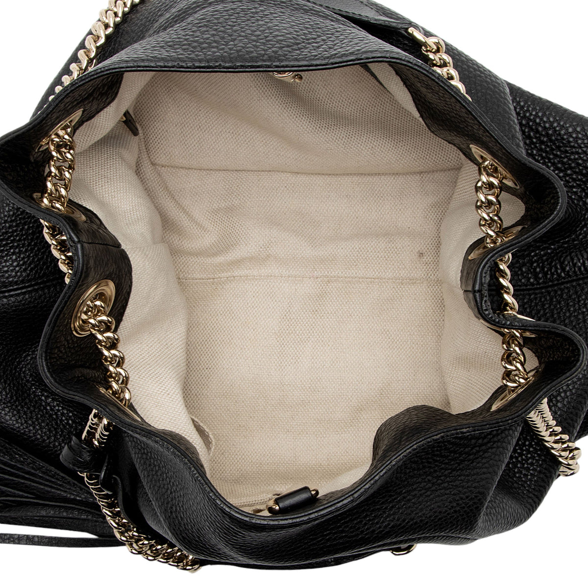 Gucci Leather Soho Medium Shoulder Bag (SHF-6FC3cn)