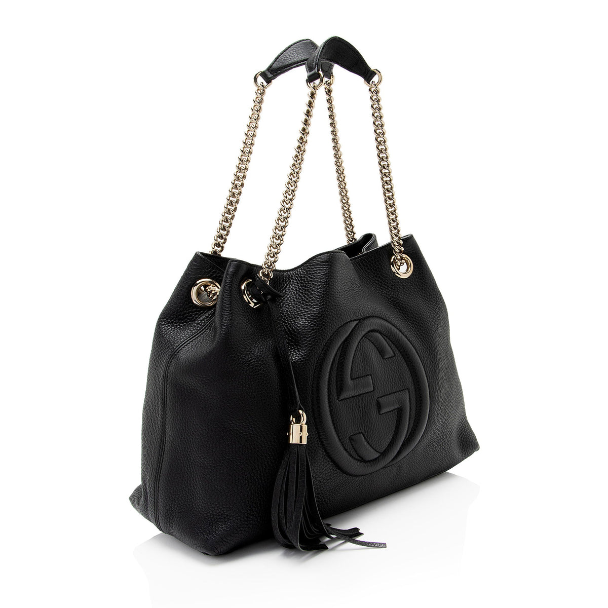 Gucci Leather Soho Medium Shoulder Bag (SHF-6FC3cn)