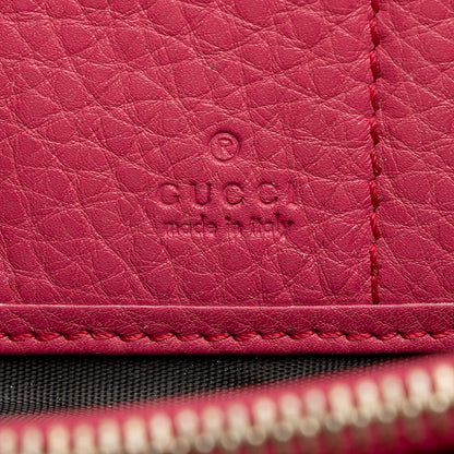 Gucci Leather Soho Zip Around Wallet (SHF-21318)