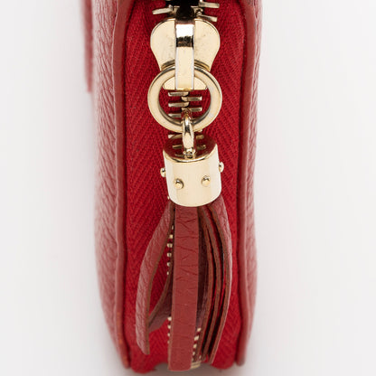Gucci Leather Soho Zip Around Wallet (SHF-22236)