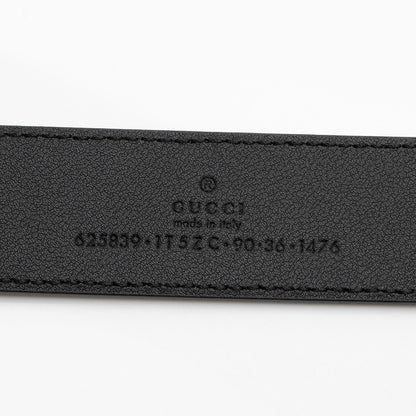Gucci Leather Strawberry Cherry GG Marmont Belt - Size 36 / 90