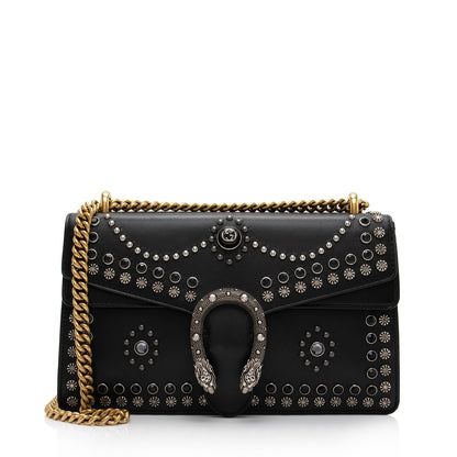 Gucci Leather Studded Dionysus Small Shoulder Bag (SHF-4mjFWd)