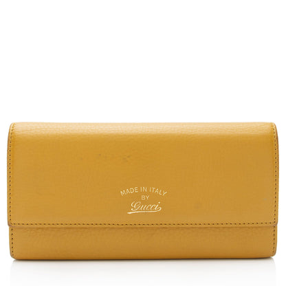 Gucci Leather Swing Continental Wallet (SHF-Pr0k3M)