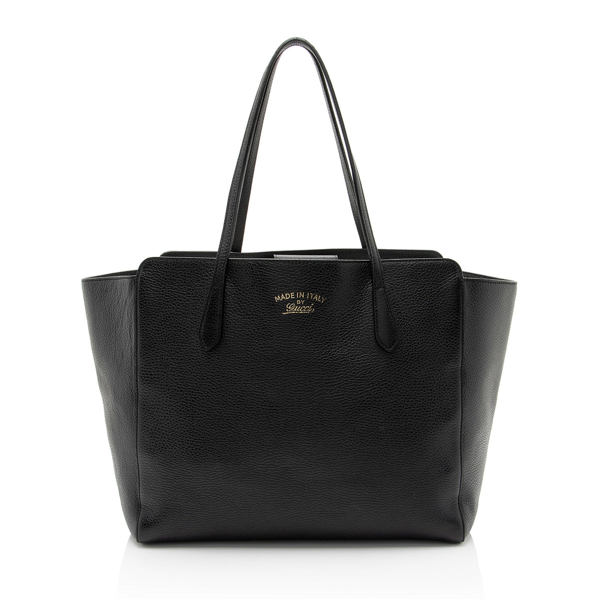 Gucci Leather Swing Medium Tote (SHF-b8kgN9)