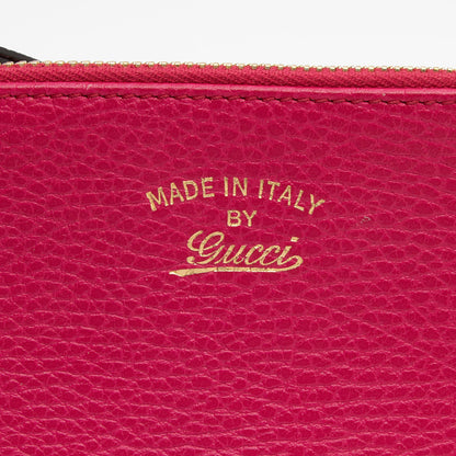 Gucci Leather Swing Small Pouch (SHF-ao2au6)