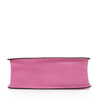Gucci Leather Sylvie Medium Top Handle (SHF-h0LvZF)