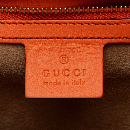 Gucci Leather Sylvie Medium Top Handle (SHF-PUOoAN)