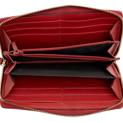 Gucci Leather Sylvie Zip Around Wallet (SHF-21336)