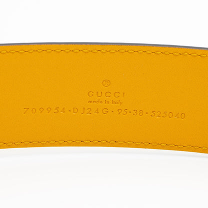 Gucci Leather Two Tone G Belt - Size 38 / 95