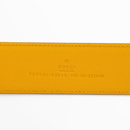 Gucci Leather Two Tone G Belt - Size 40 / 100
