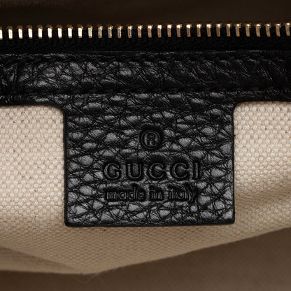 Gucci Leather Vintage Web Joy Medium Boston Bag