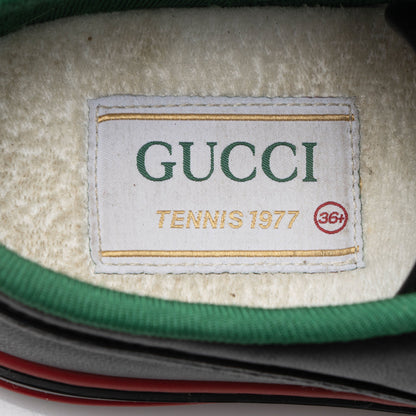 Gucci Leather Web 1977 Tennis Sneakers - Size 6.5 / 36.5 (SHF-mezO1Z)